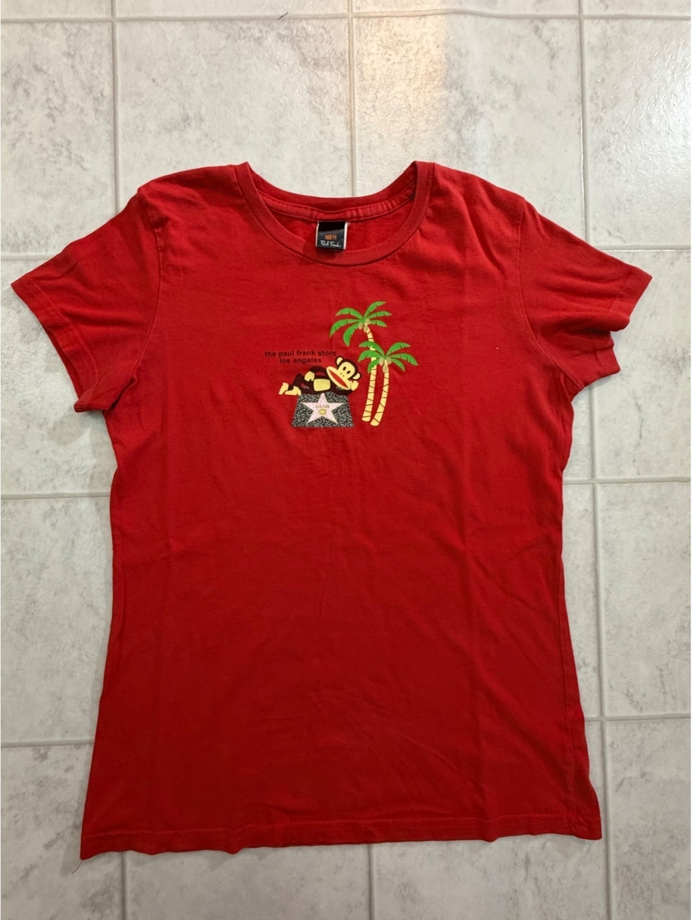 Paul Frank Red Graphic T Shirt Size XL